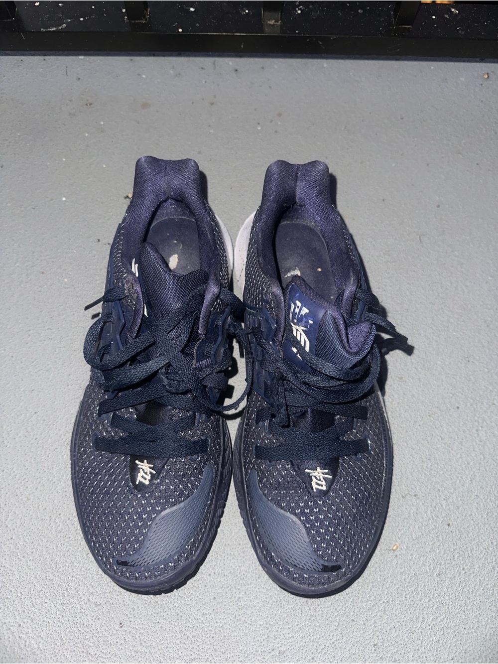 Women's Navy Athletic Running Shoes by Nike